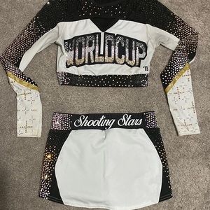 World Cup shooting stars uni/ cheer uniform